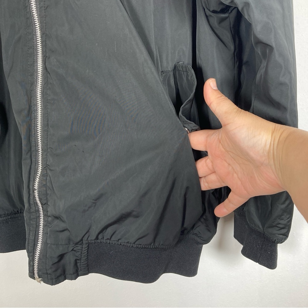 Million DOLLA MOTIVE 'TRAPPERS' Men’s Bomber Jacket Black L Logo Embroidered - Picture 13 of 16
